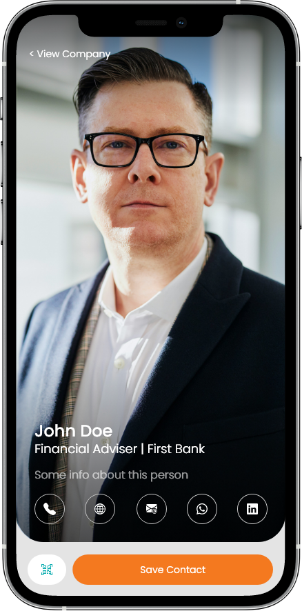 Digital Business Card Example 1